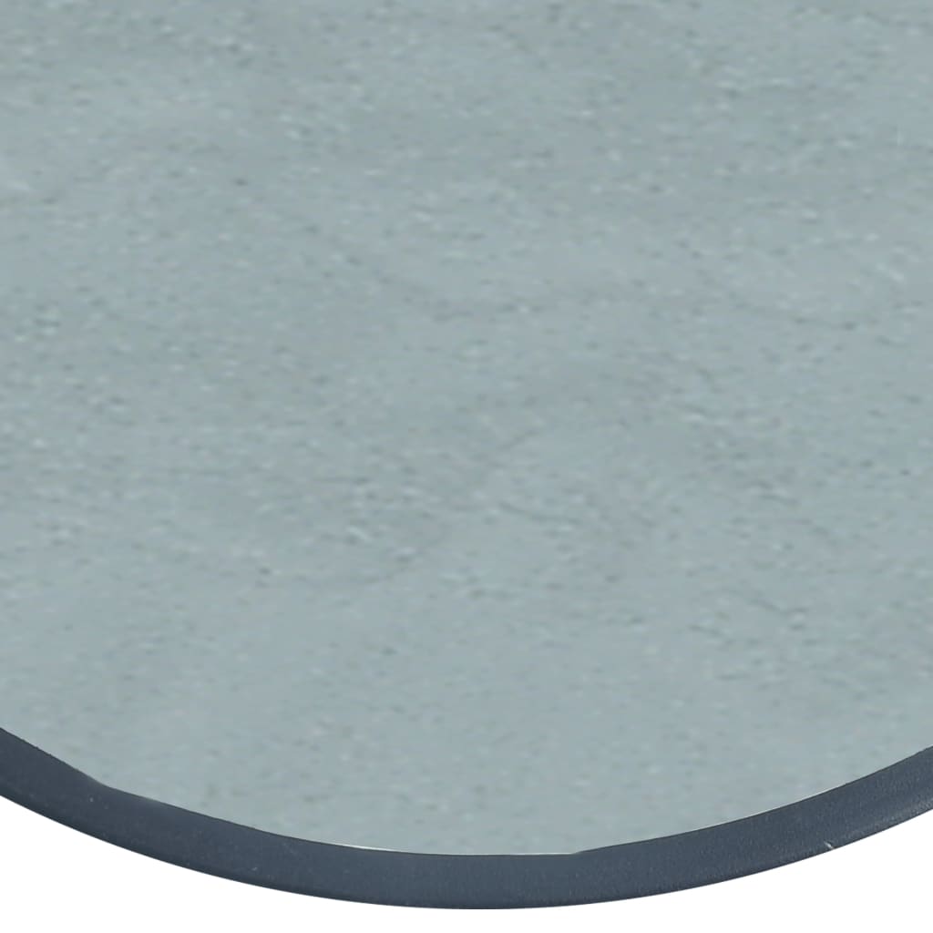 Bistrobord 40x46 cm stål og glass sort - number 5.