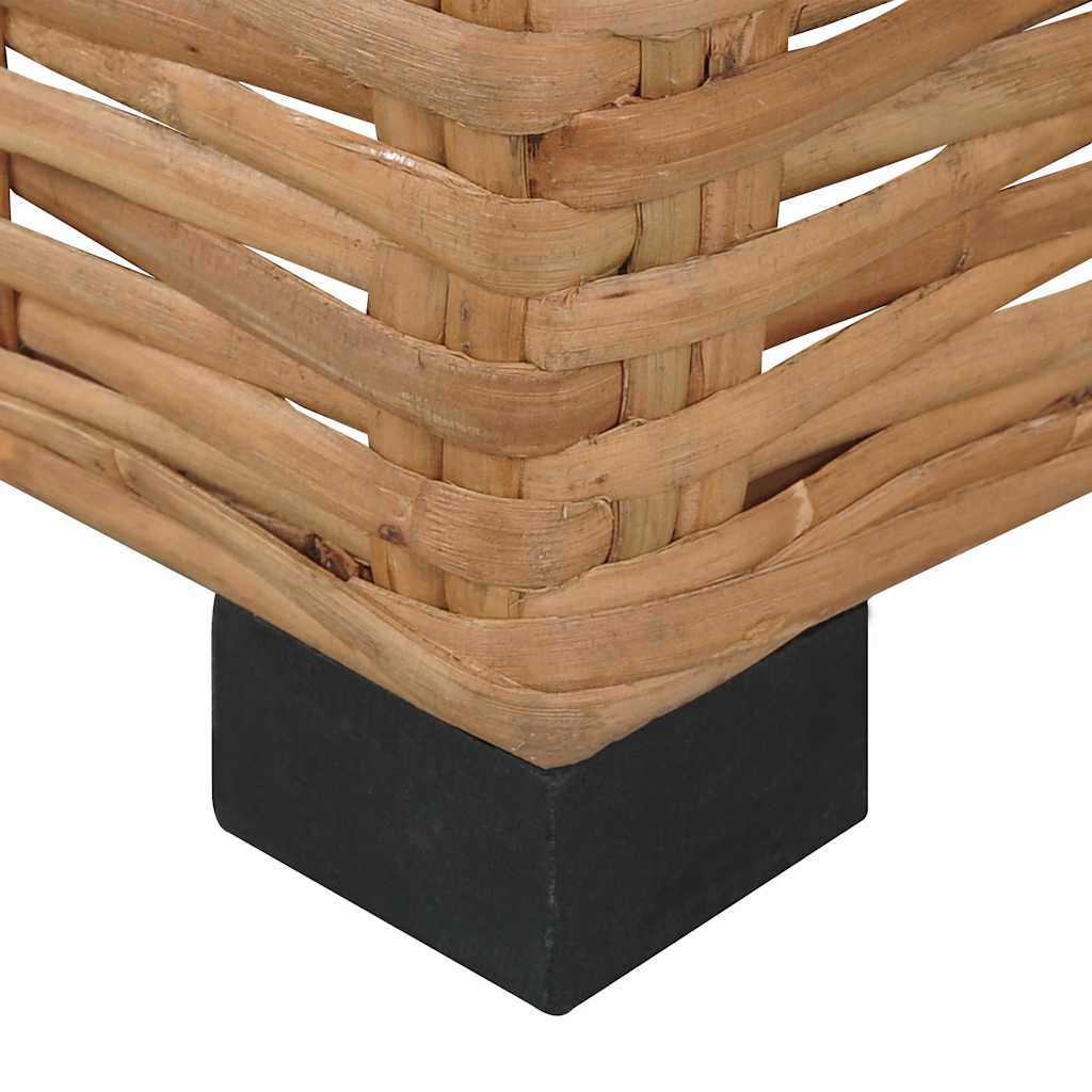 Sofa uden armlæn med hynder naturlig rattan - number 7.