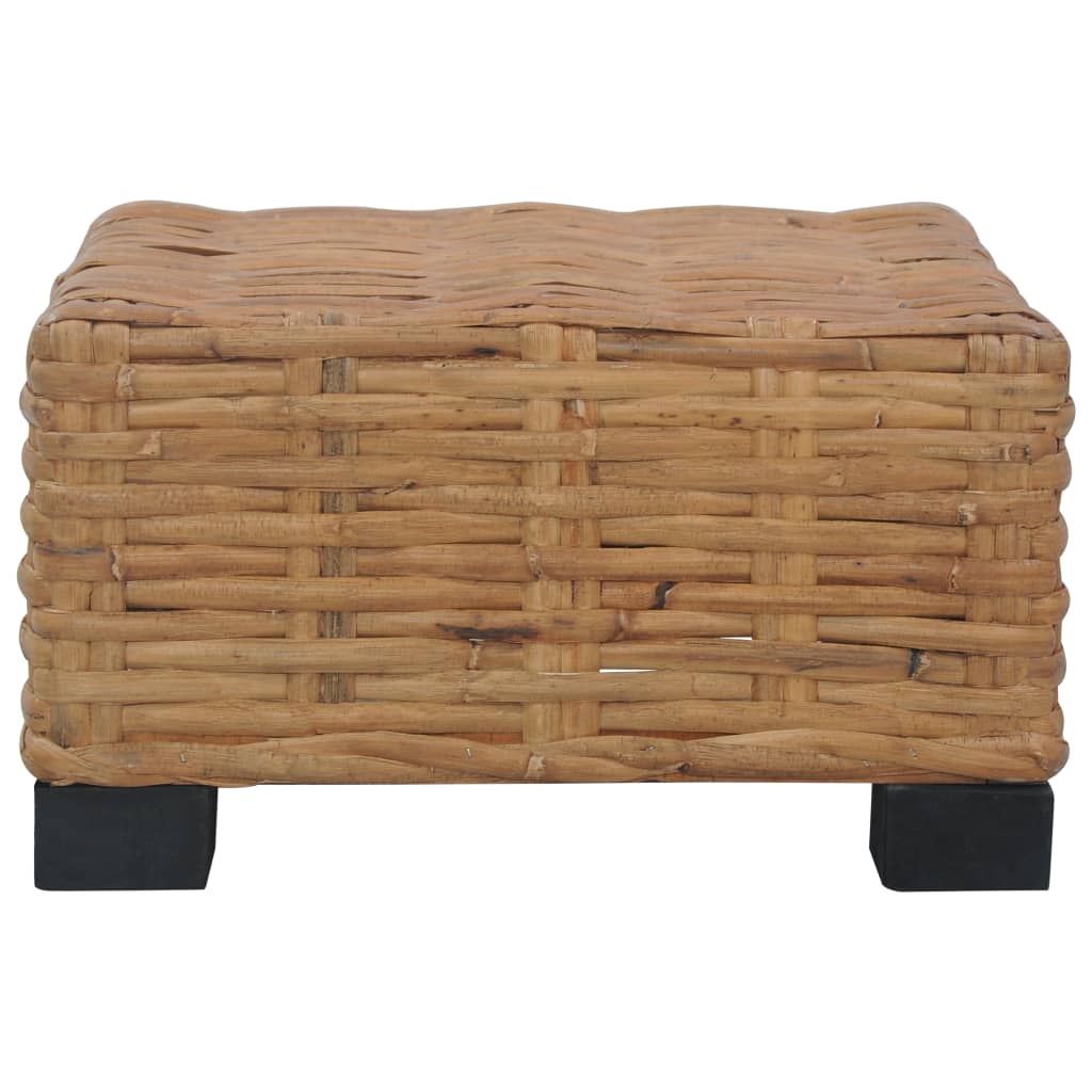 Sofaborde 47 x 47 x 28 cm naturlig rattan - number 2.