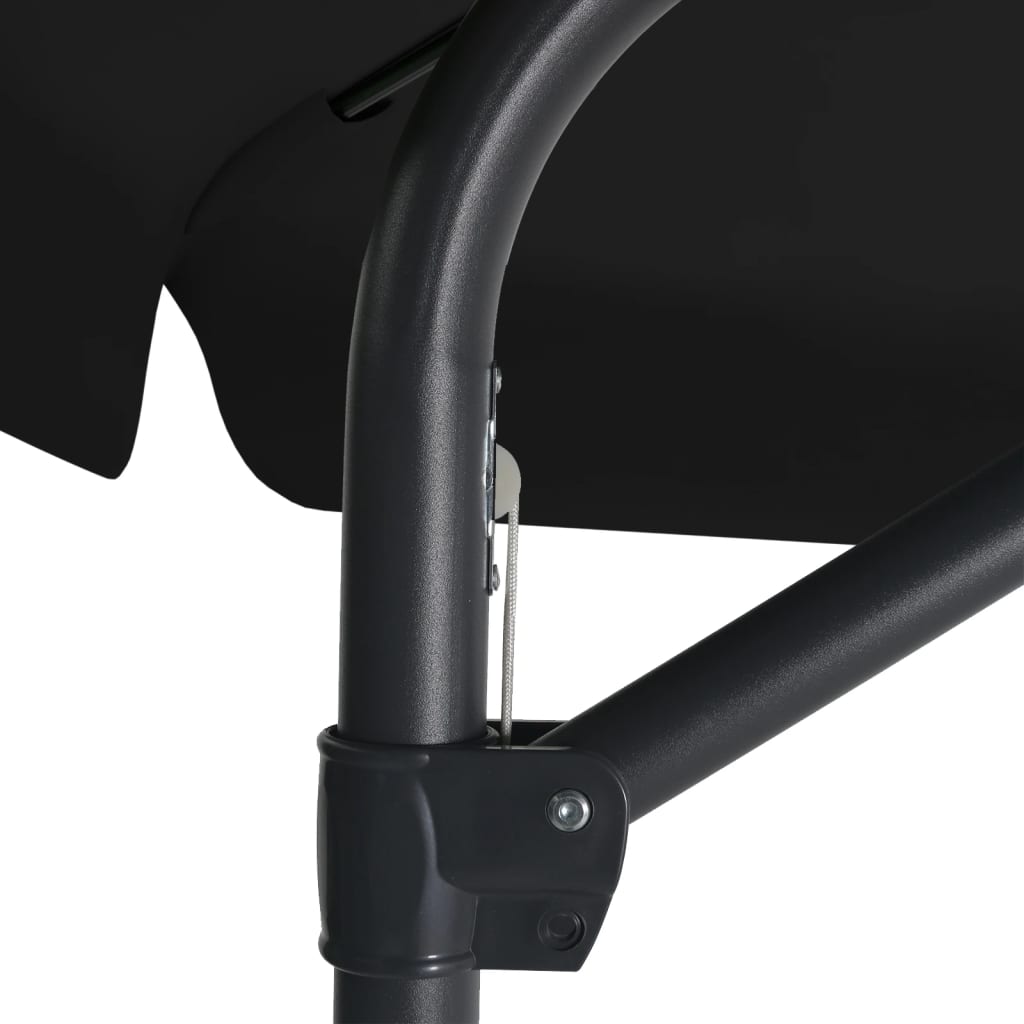 Suncobran sa čeličnom motkom 300 cm - crni, 1 - number 6.