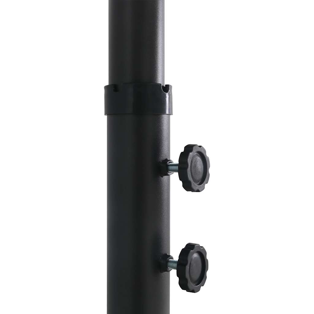 Parasol with aluminum pole 460x270 cm - black, 1 - number 7.