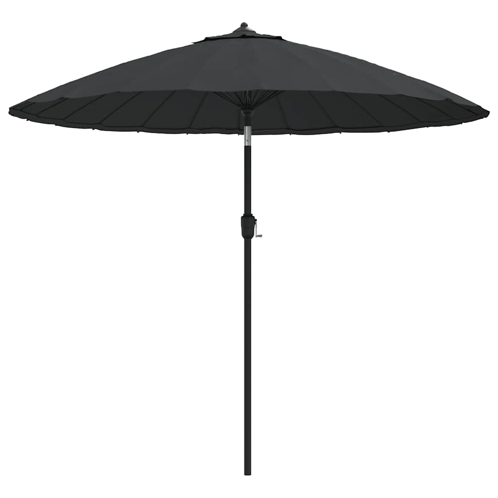 Parasol med aluminiumstang 270 cm antracitgrå - number 2.