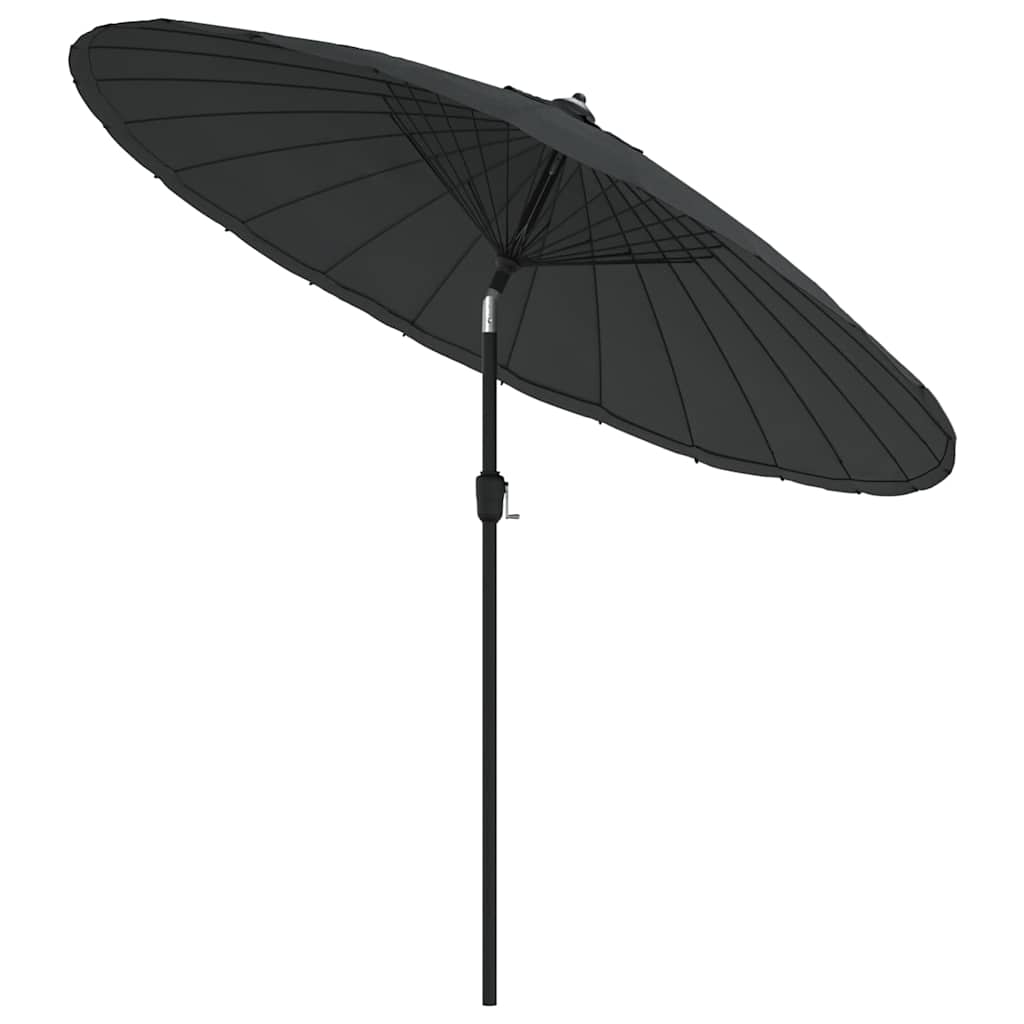 Parasol med aluminiumstang 270 cm antracitgrå - number 3.