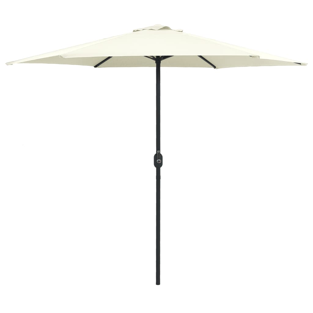 Parasol med aluminiumsstang 270x246 cm sandhvid - number 1.