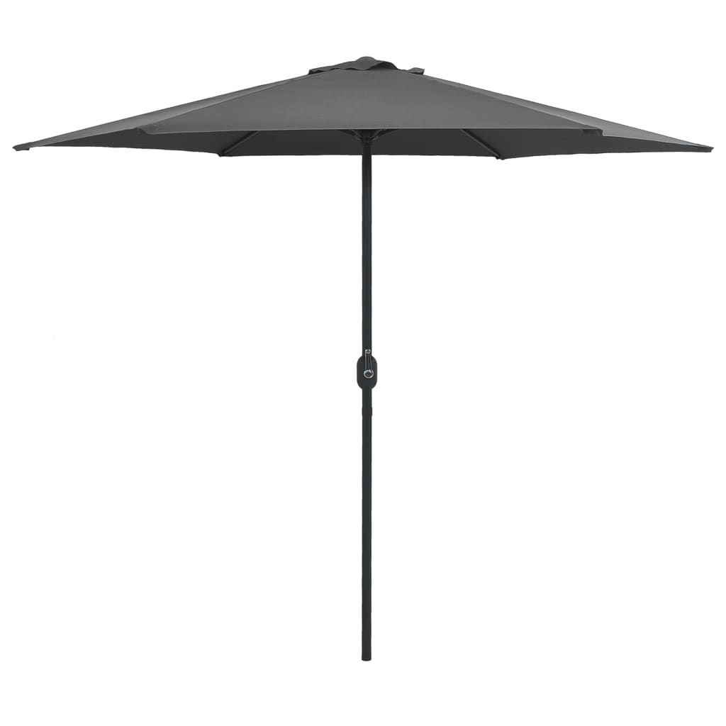 Parasol with aluminum pole 270x246 cm - anthracite grey, 1 - number 1.