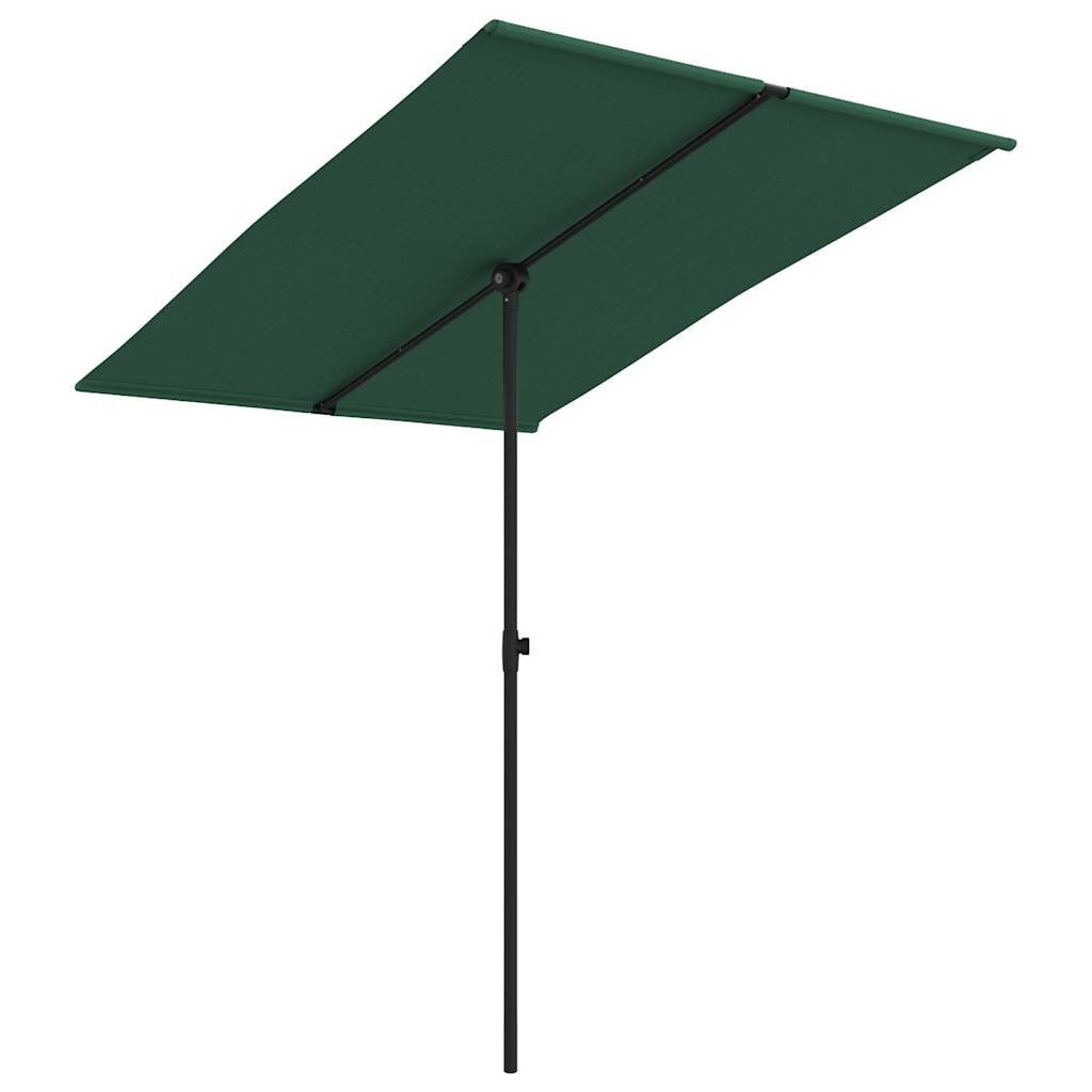 Garden parasol with aluminum bar 2x1.5 m - green, 200 x 150 cm, 1 - number 2.