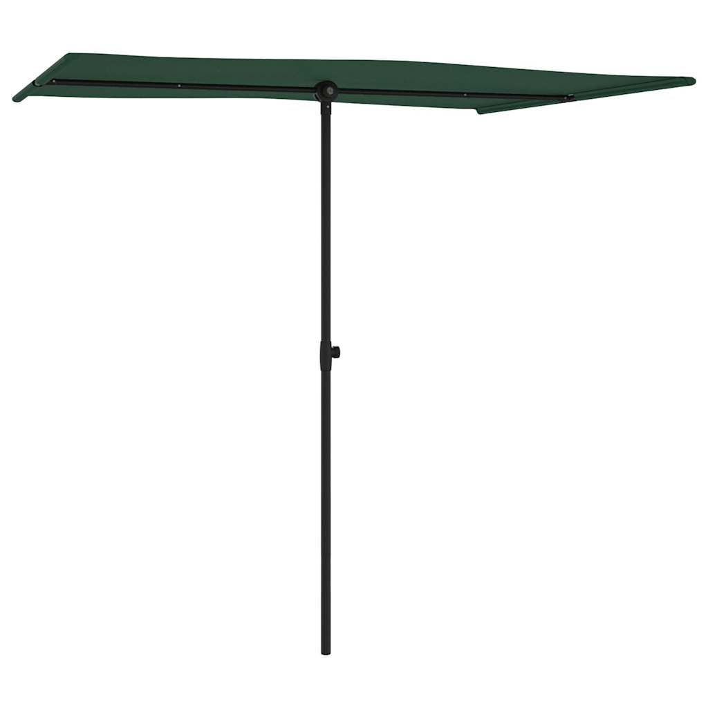 Garden parasol with aluminum bar 2x1.5 m - green, 200 x 150 cm, 1 - number 3.