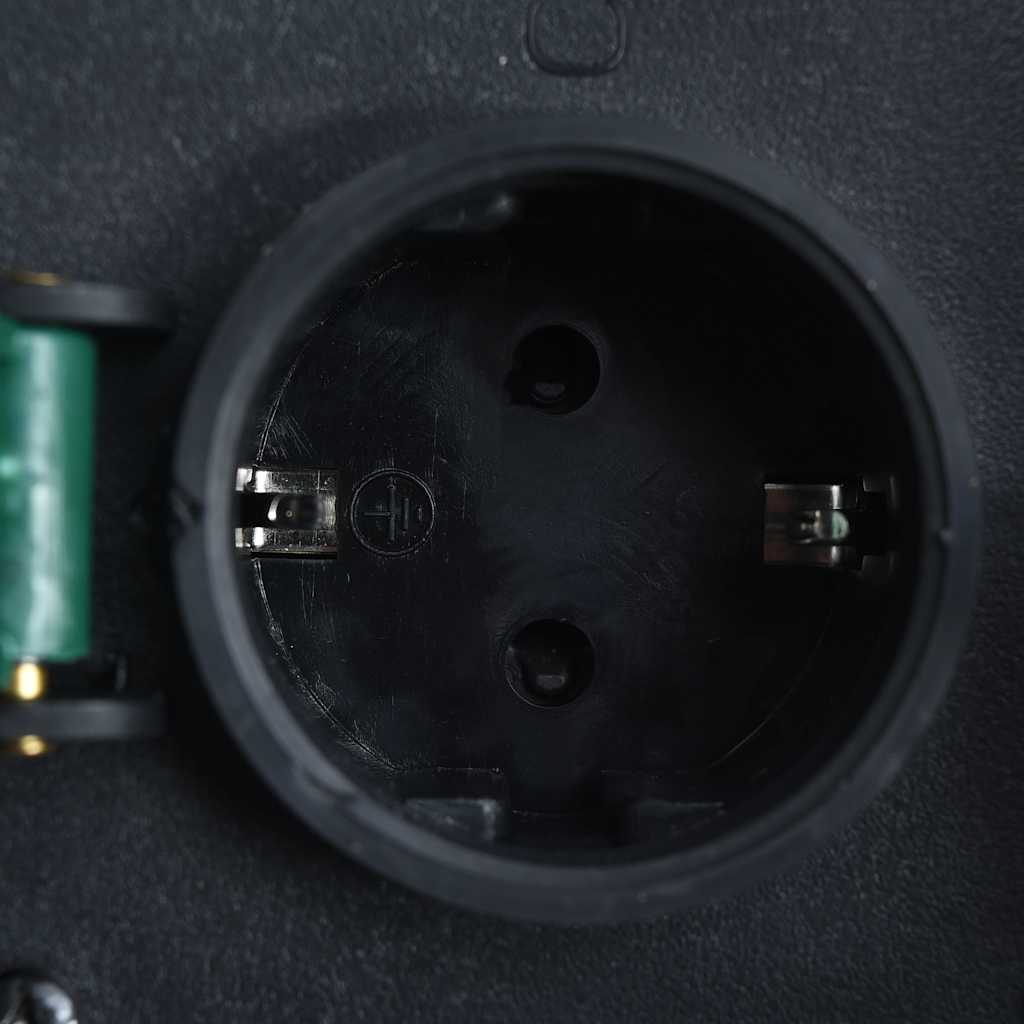 Udendørs stikdåse 4 udtag vandafvisende polyresin grå - number 6.