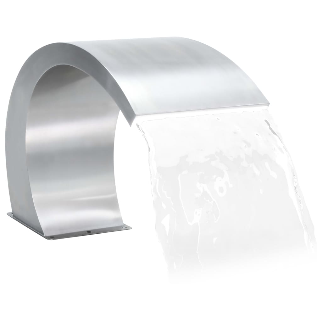 Poolfontæne med led'er 30x60x45 cm rustfrit stål - number 7.