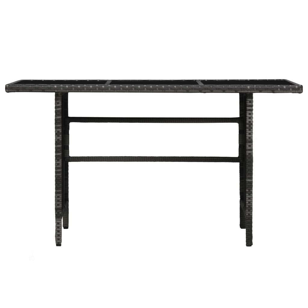 Hagesalongsett 4 deler med puter polyrattangrå - number 5.