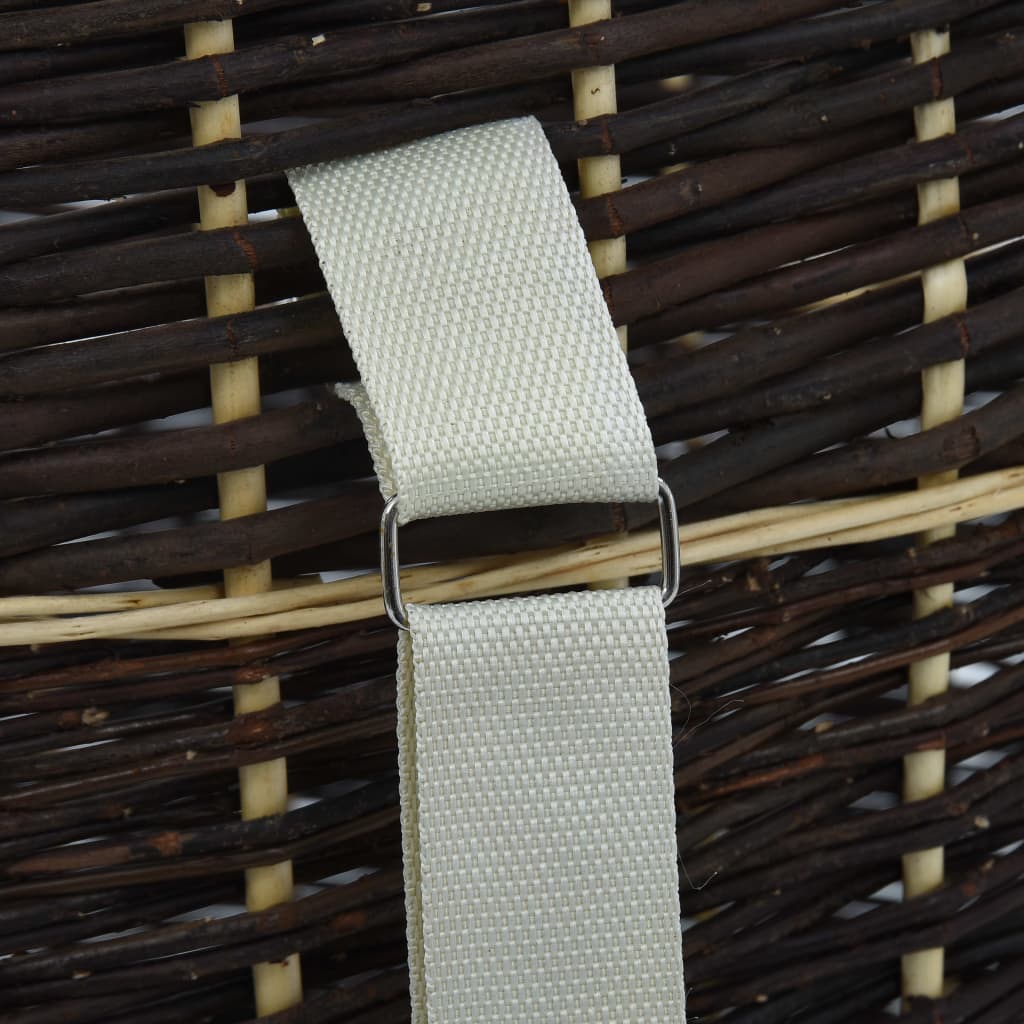 Bærerygsæk til brænde med håndtag 57 x 51 x 69 cm naturpil - number 9.