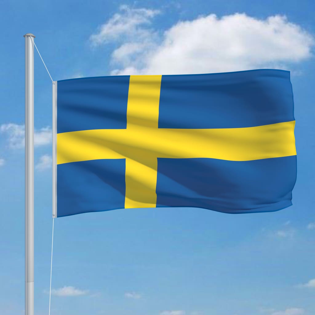 Det svenske flag 90x150 cm - number 3.