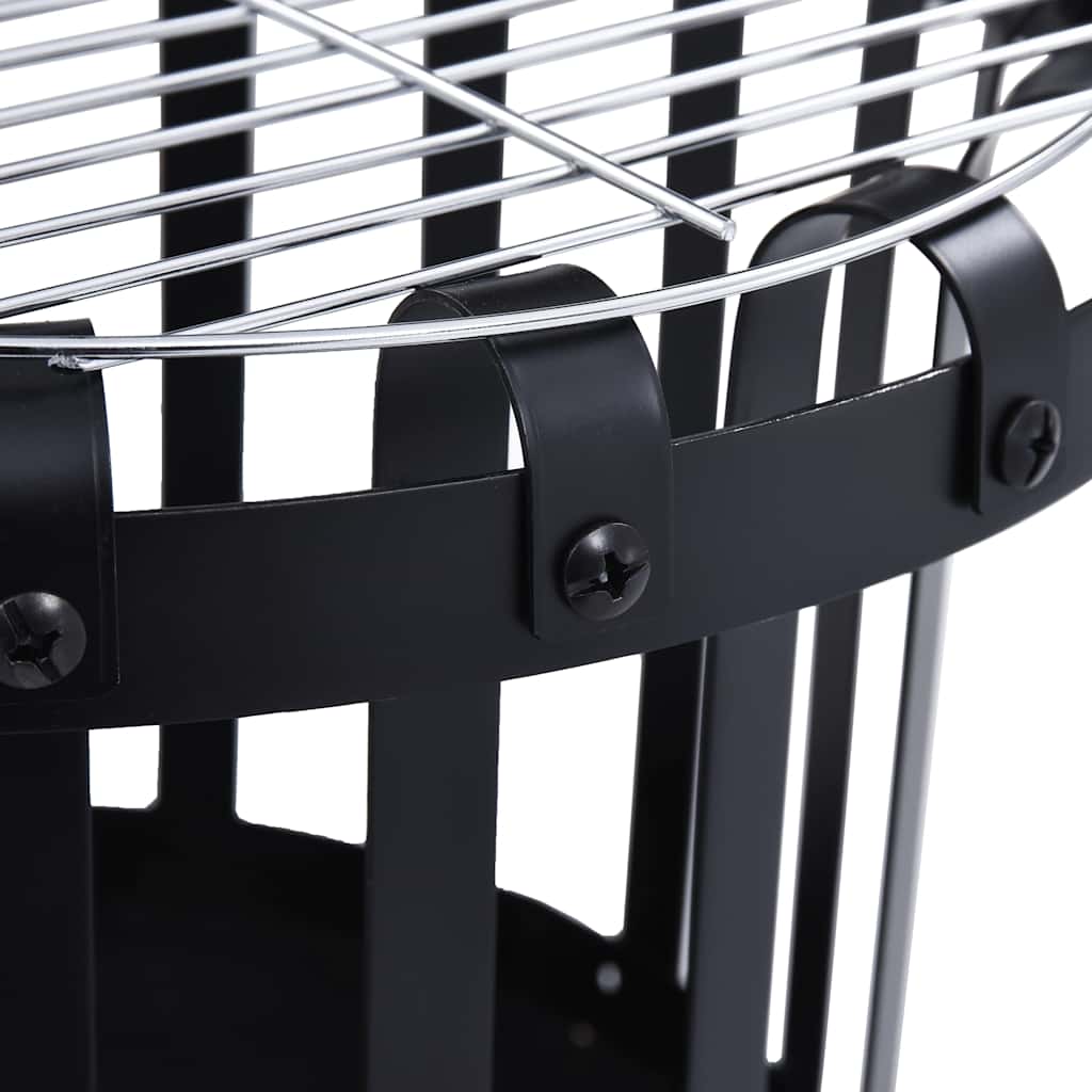 Brasero de jardin avec grille 47,5 cm en acier - number 5.