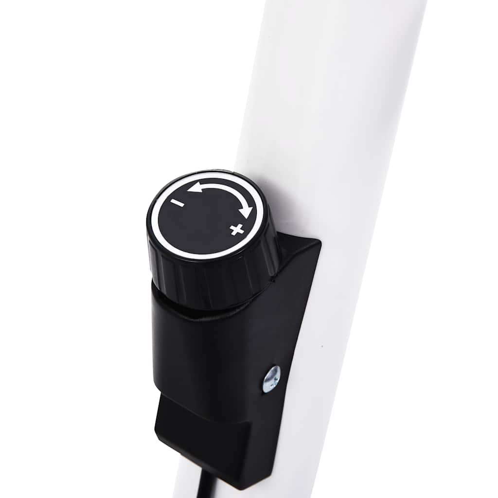 Sobni bicikl s otpornom trakom bijele boje - number 8.