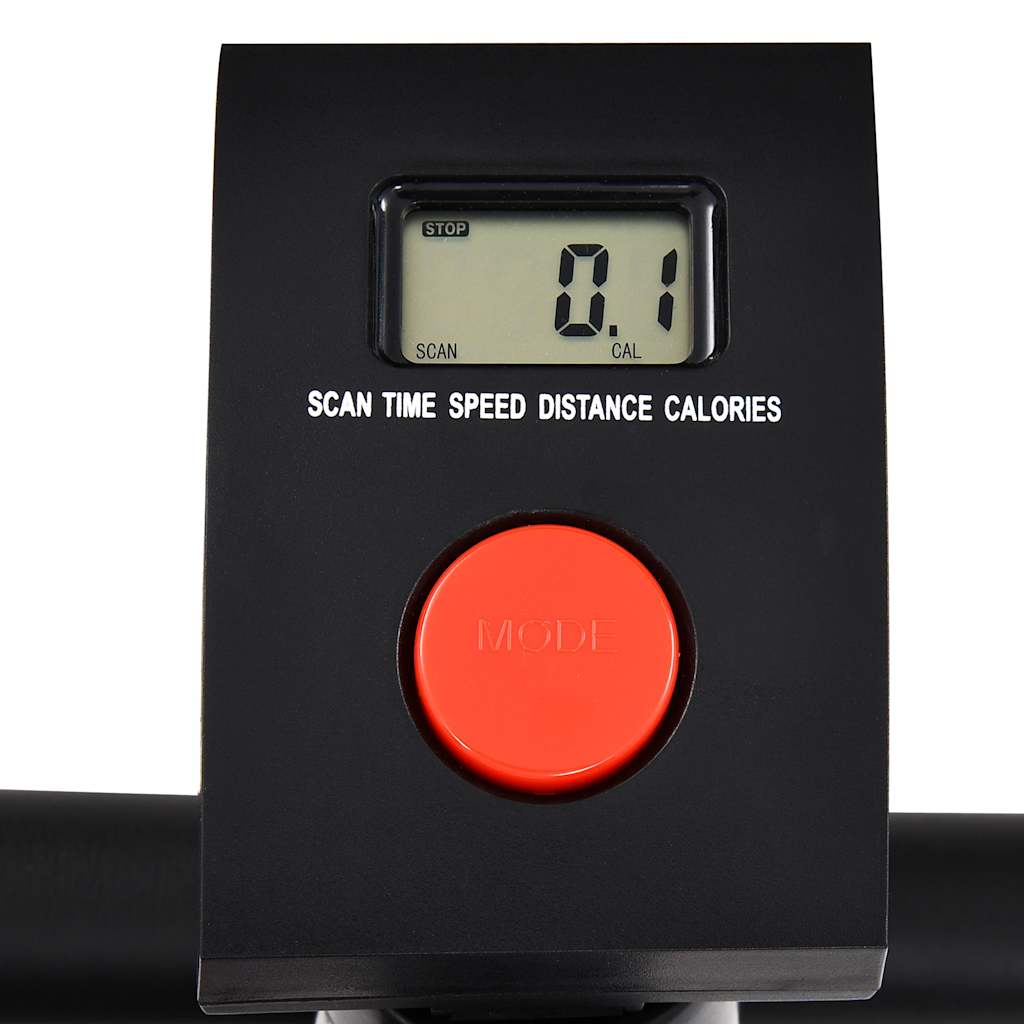 Sobni bicikl s otpornom trakom bijele boje - number 7.