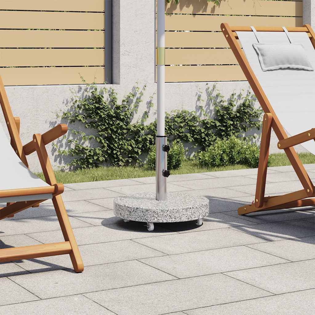 Parasolfod 30 kg rund granit grå - number 1.