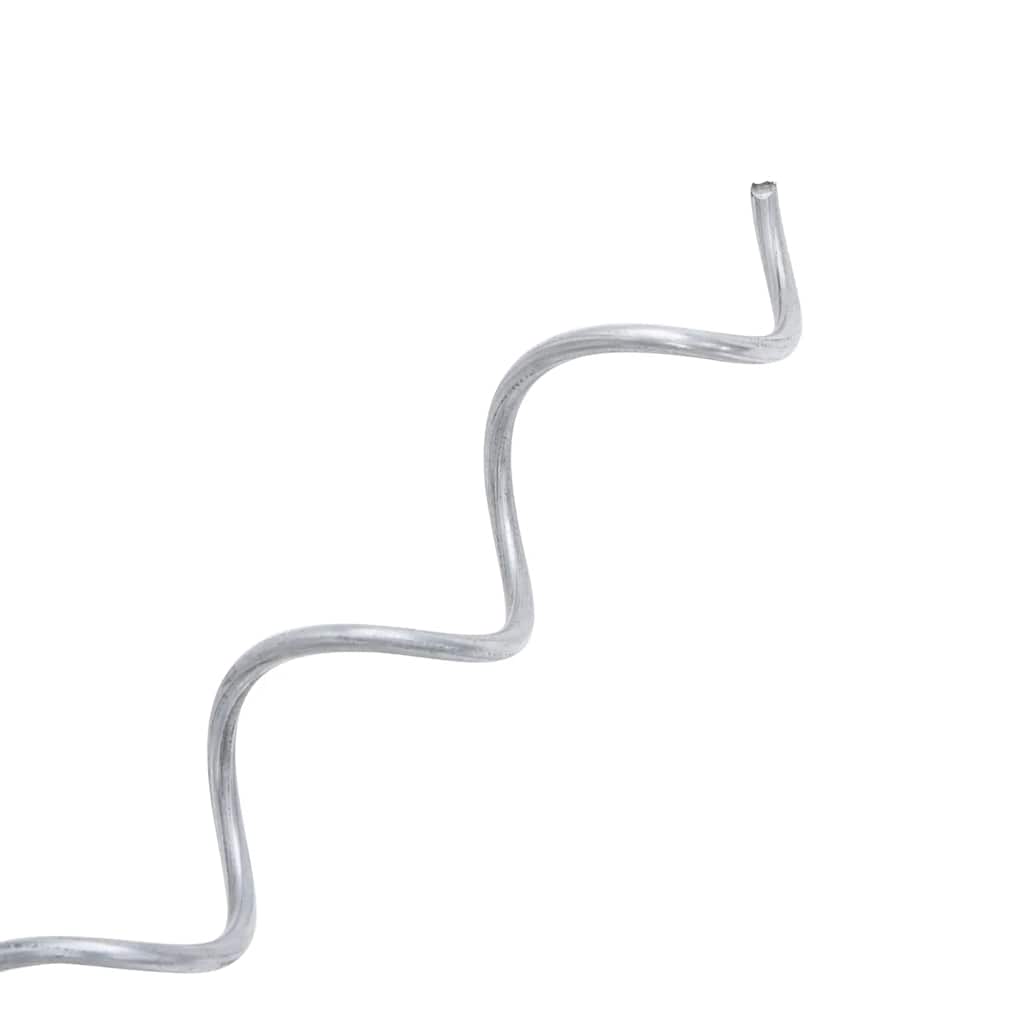 Gabionspiraler 24 st. 100 cm galvaniserat stål - number 6.