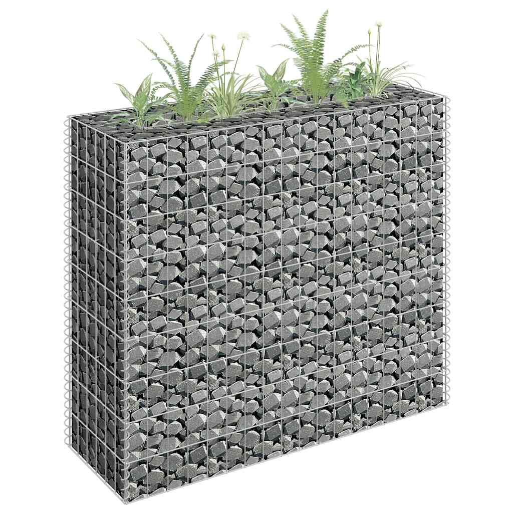 Gabion-højbed galvaniseret stål - 90 x 30 x 90 cm, 1 - number 1.