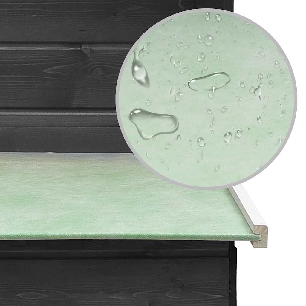 Poulailler 170x81x110 cm pin massif et épicéa - gris - number 6.