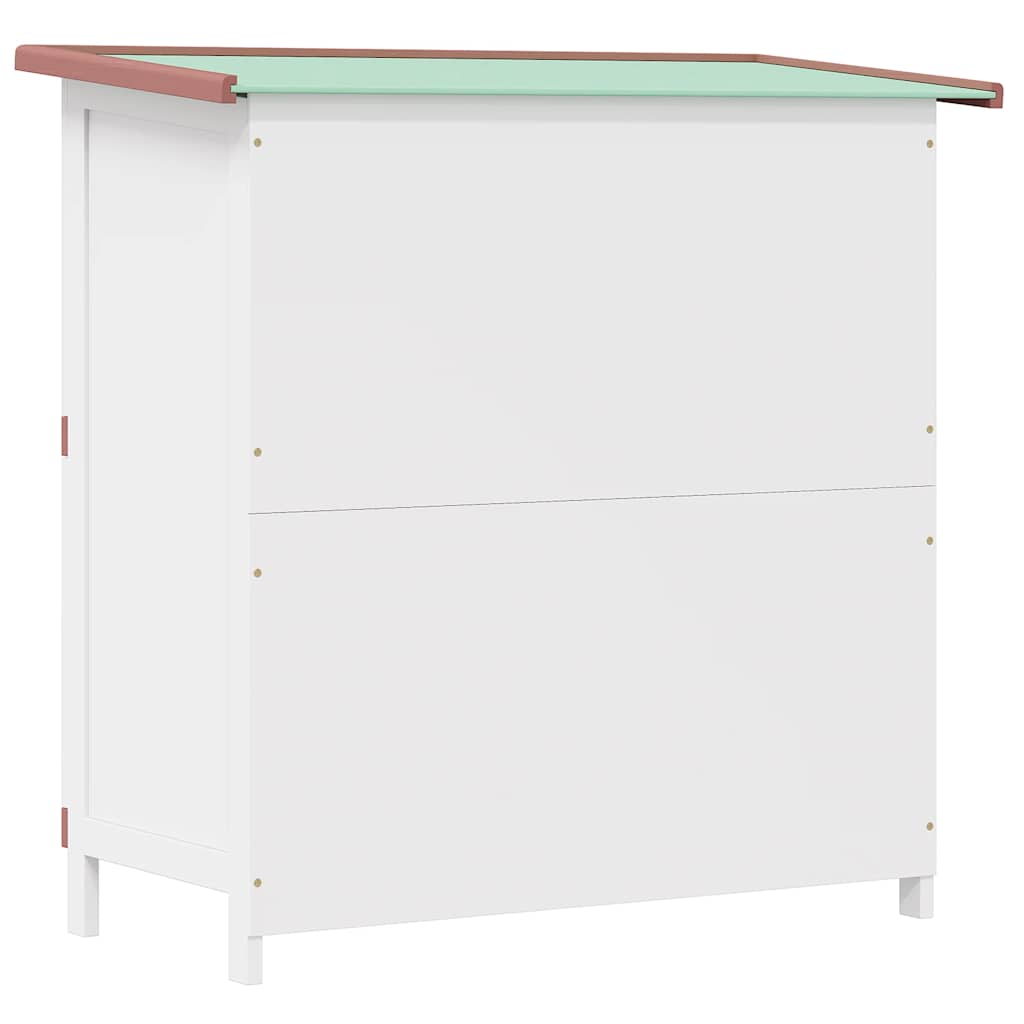 Cage à lapin d'extérieur 4 portes bois - marron - number 5.