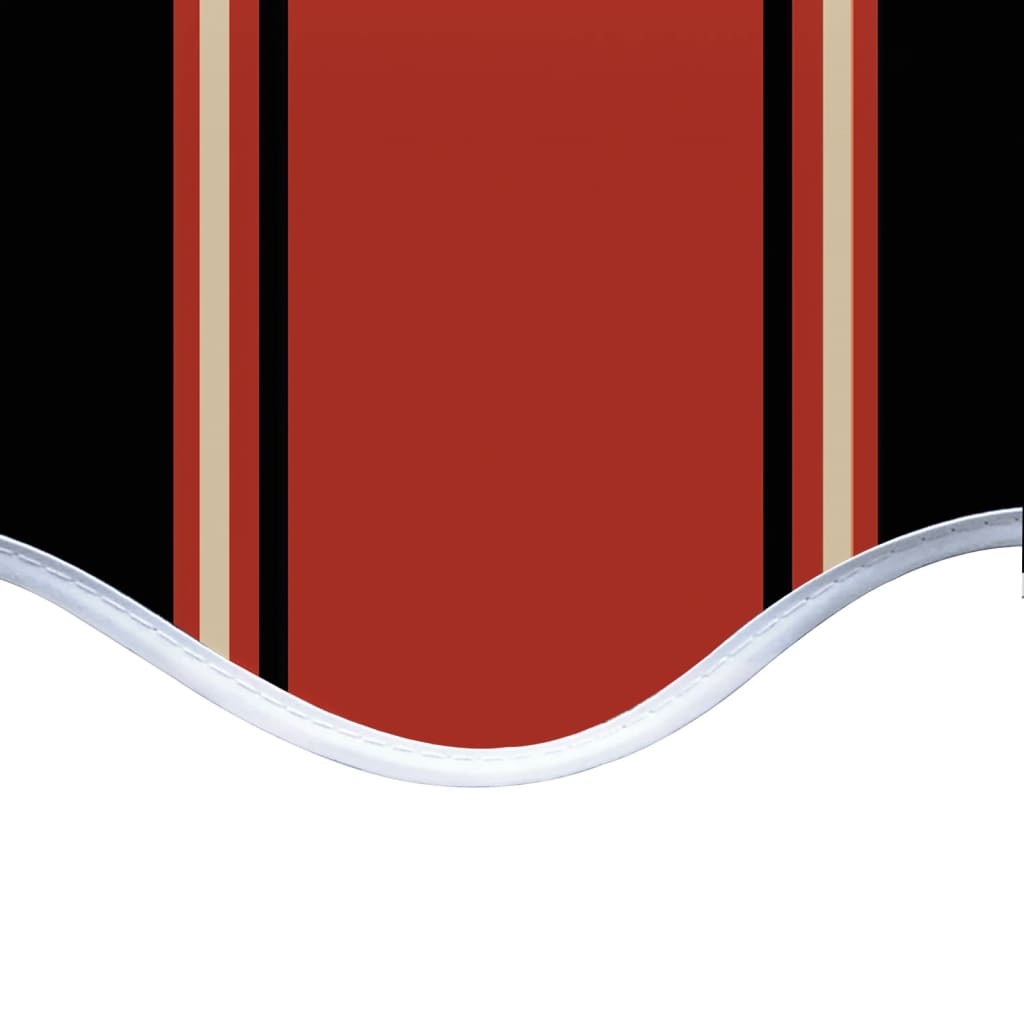 Awning cloth 400x300 cm canvas orange and brown - number 5.