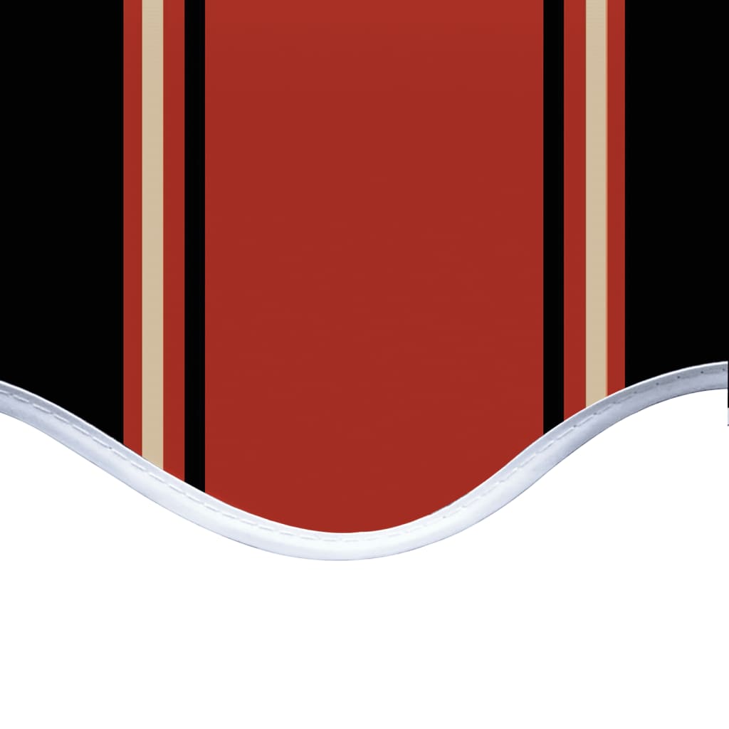 Awning cloth 350x250 cm canvas orange and brown - number 5.