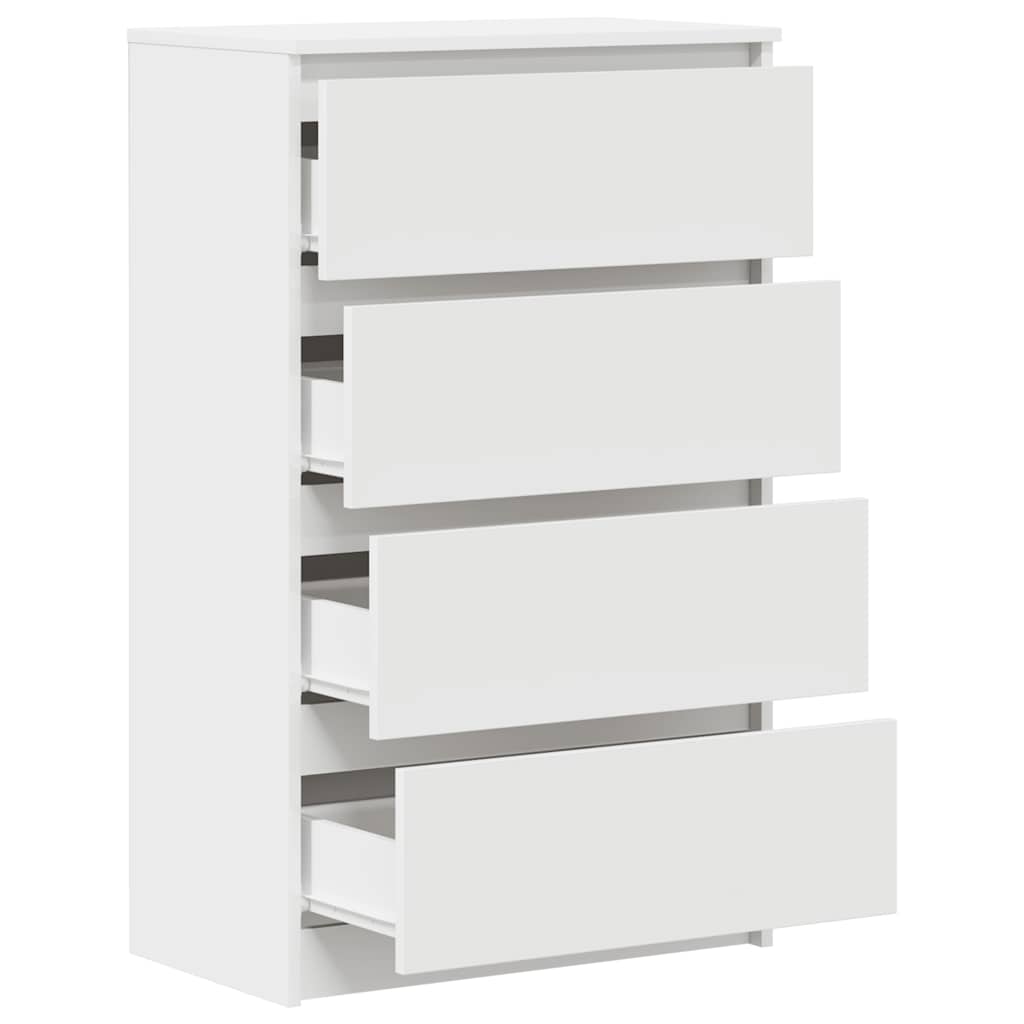 Sideboard 60x35x98.5 cm engineered wood - white, 1 - number 6.