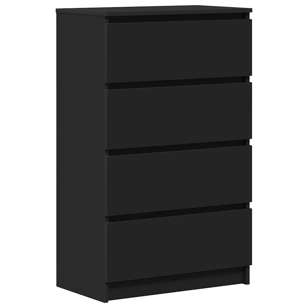 Skænk 60x35x98,5 cm konstrueret træ sort - number 2.