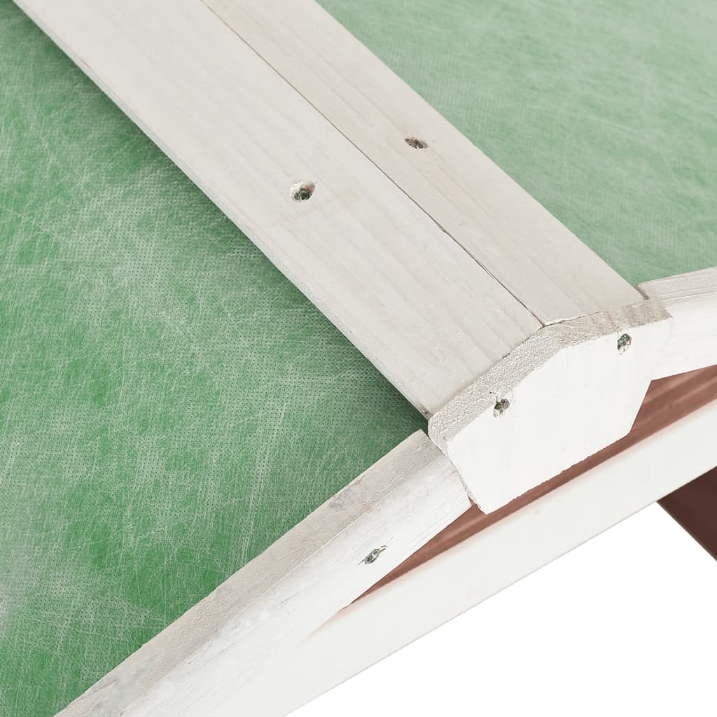 Capannone per robot tagliaerba 72x87x50 cm pino - marrone e bianco, 1 - number 7.