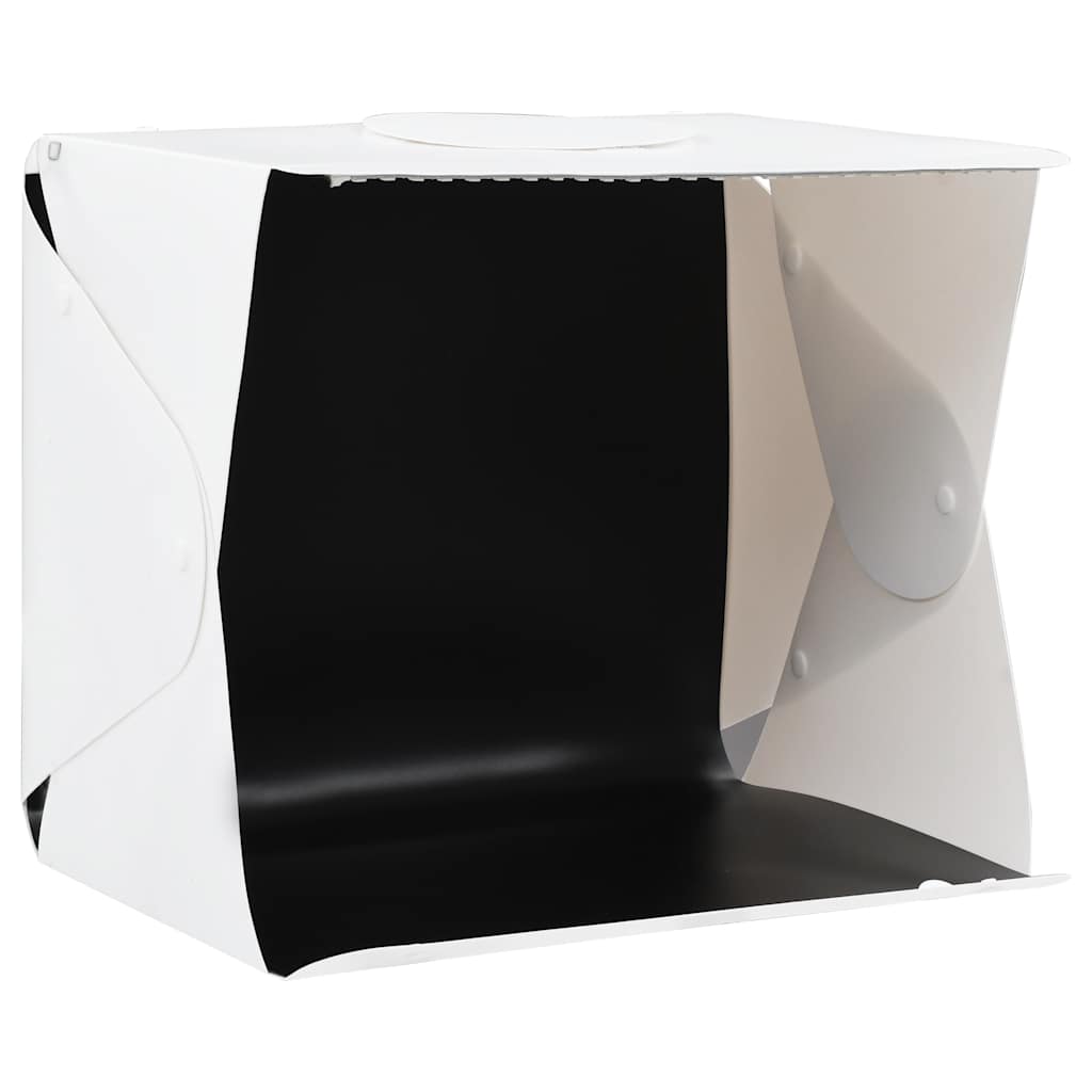 Light box pieghevole per studio fotografico 40 x 34 x 37 cm plastica bianco - number 3.