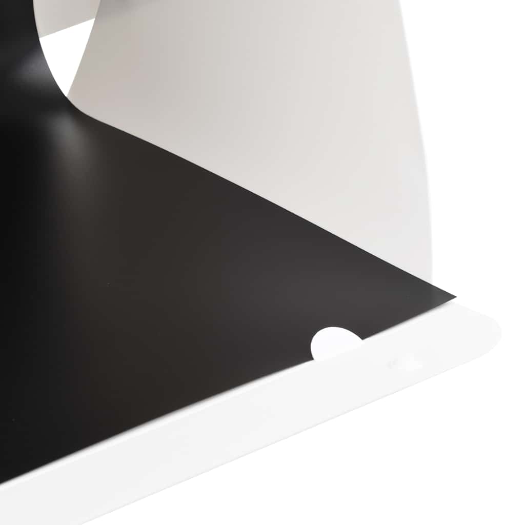 Light box pieghevole per studio fotografico 40 x 34 x 37 cm plastica bianco - number 5.