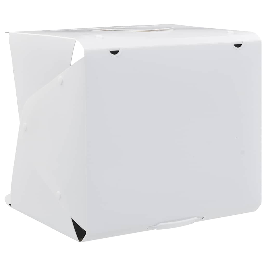 Light box pieghevole per studio fotografico 40 x 34 x 37 cm plastica bianco - number 9.