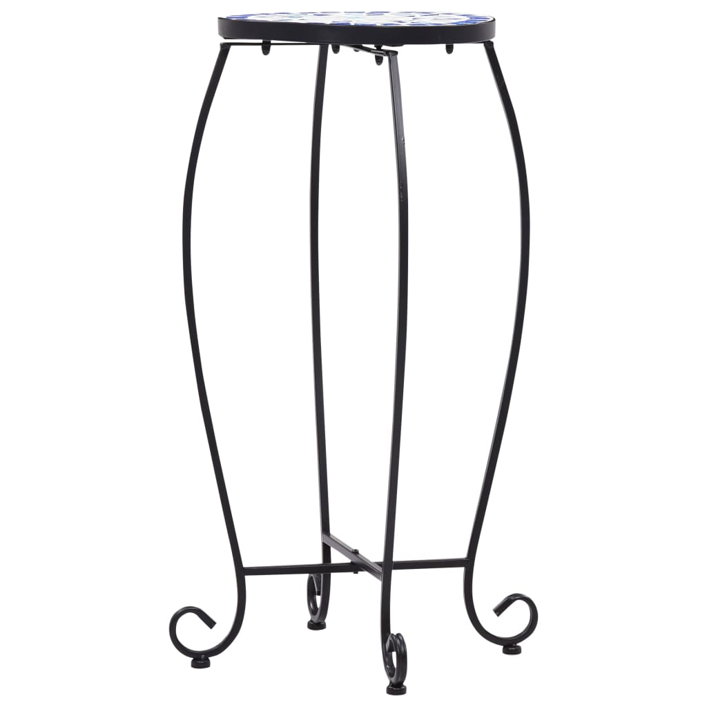 Mozaik stolovi kom. keramika i bijelo - plava, 30 x 70 cm, 3 - number 4.