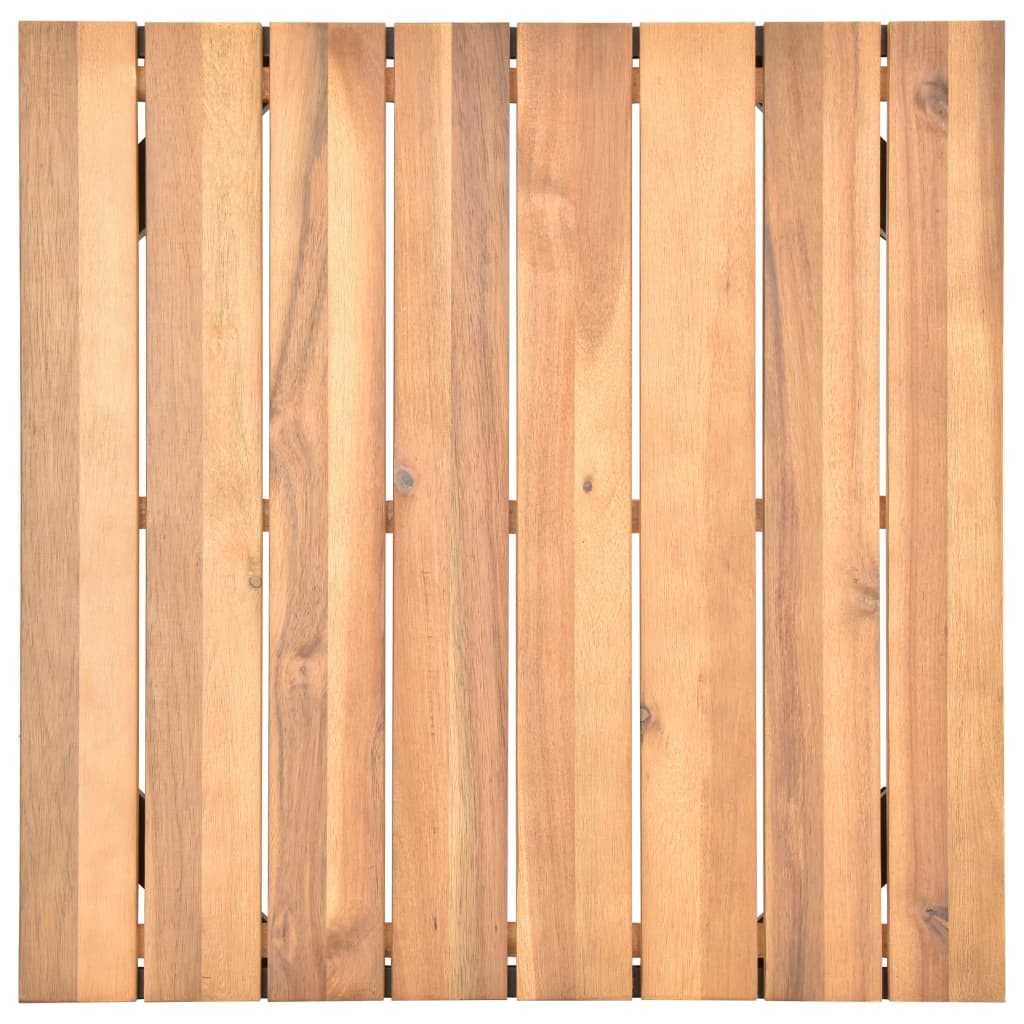 Haveloungesæt 4 dele med hynder massivt akacietræ - number 6.