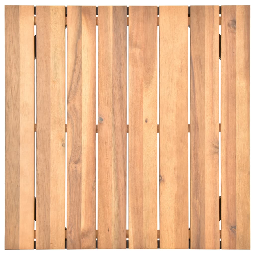 Vrtna garnitura 4 dijela s jastucima od punog bagremovog drva - number 6.