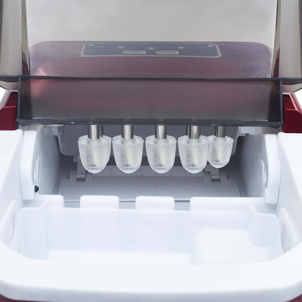 Isterningemaskine 1,4 l 15 kg/24 t. rød - number 8.