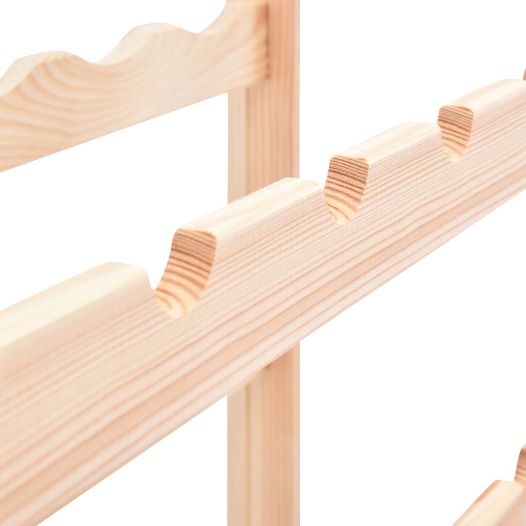 Vinreol til 12 flasker fyrretræ - number 4.