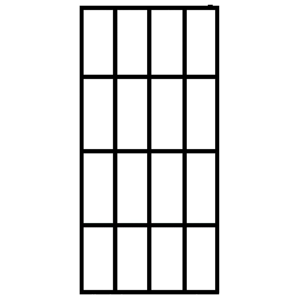 Bruseafskærmning 140x195 cm hærdet glas klart - number 3.