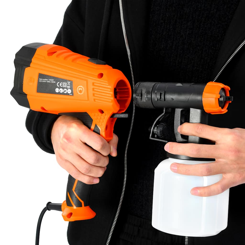 Elektrisk malersprøjte med 3 dysestørrelser 500 w 800 ml - number 11.
