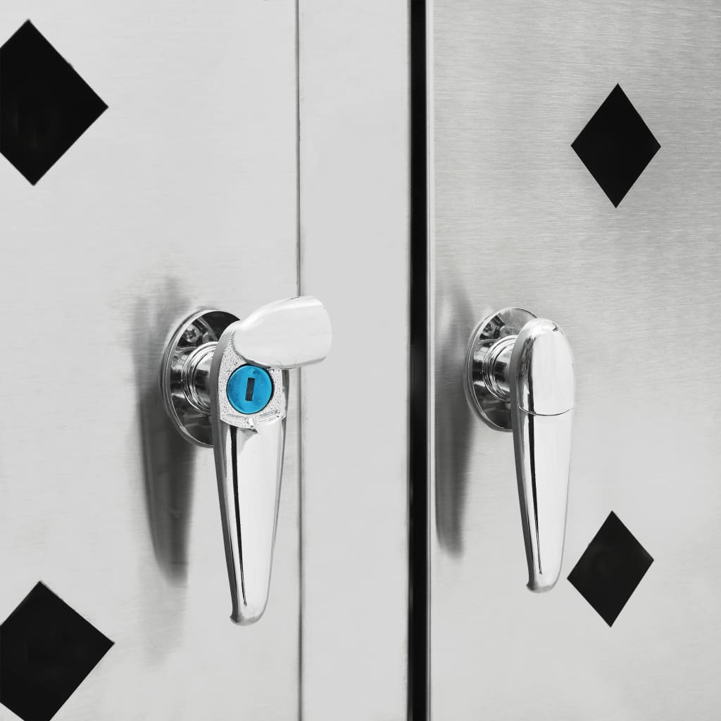 Trostruka šupa za smeće 240 l inox - number 8.