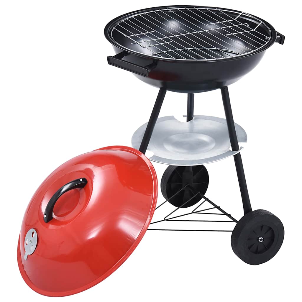 Kulgrill med hjul str. xxl transportabel 44 cm - number 4.