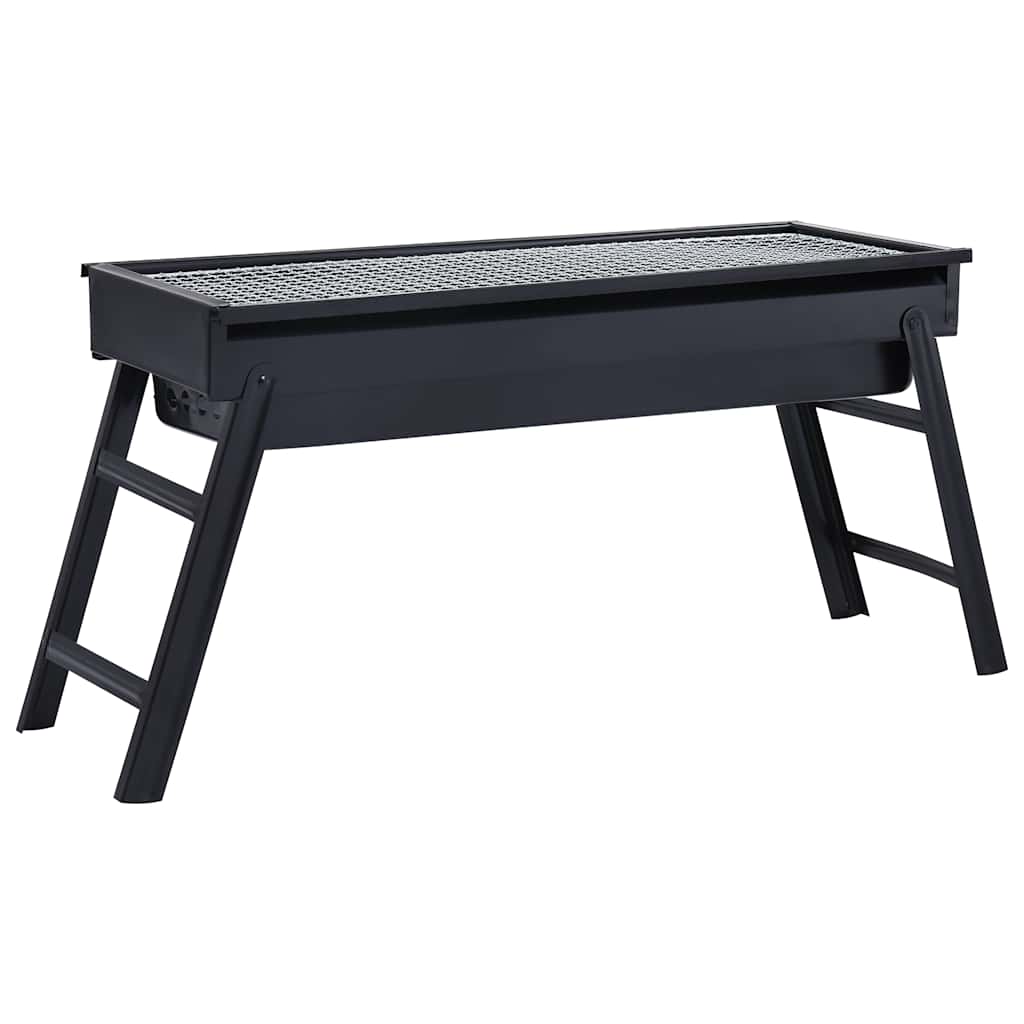 Bærbar campinggrill 60x22,5x33 cm stål - number 1.