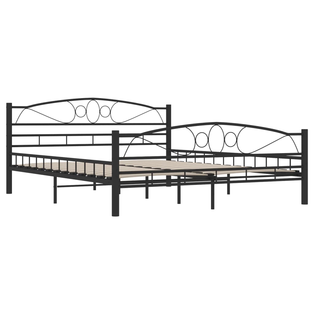 Sengestel stål - sort, 160 x 200 cm - number 4.