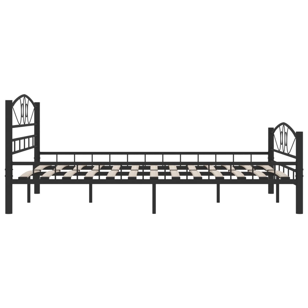 Sengestel stål - sort, 160 x 200 cm - number 6.