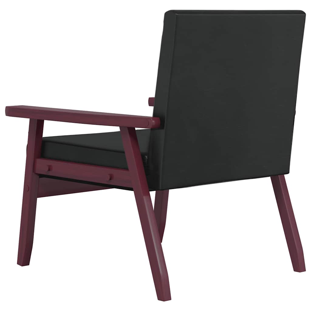 Garnitura 2 dijela umjetna koža crna - number 9.