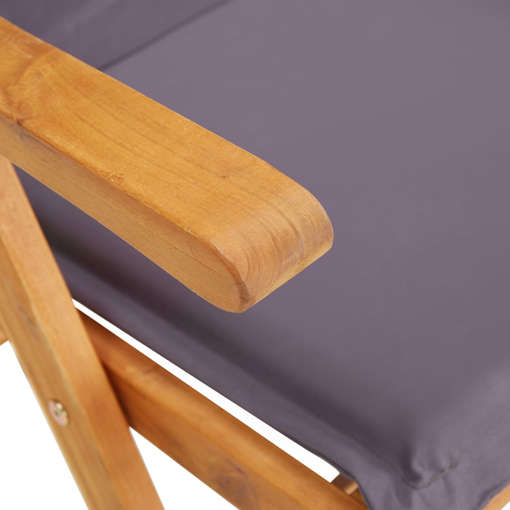 Lænestole til haven 2 stk. massivt akacietræ brun - number 7.