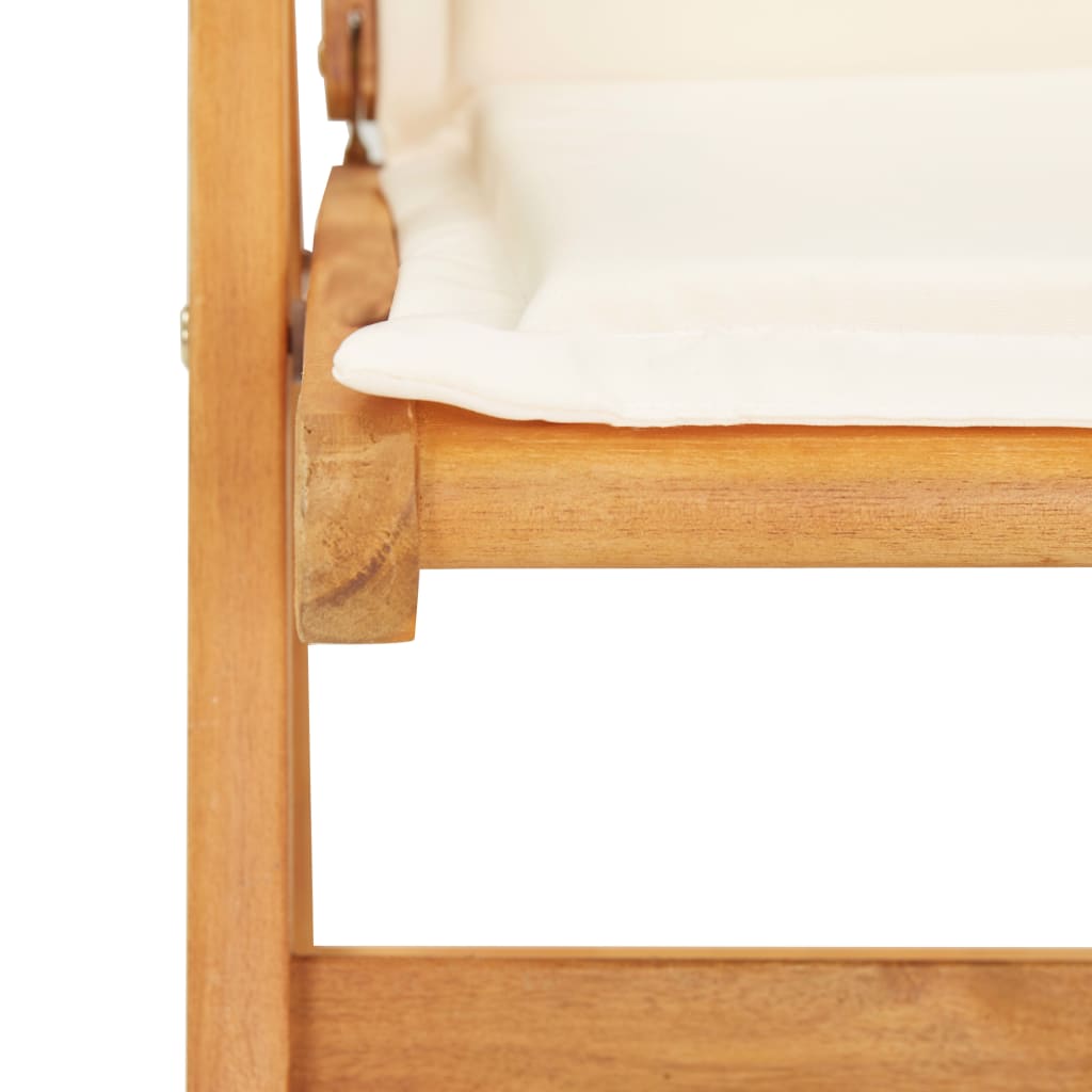 Fotele do ogrodu 2 szt. lite drewno akacjowe brązowe - number 7.