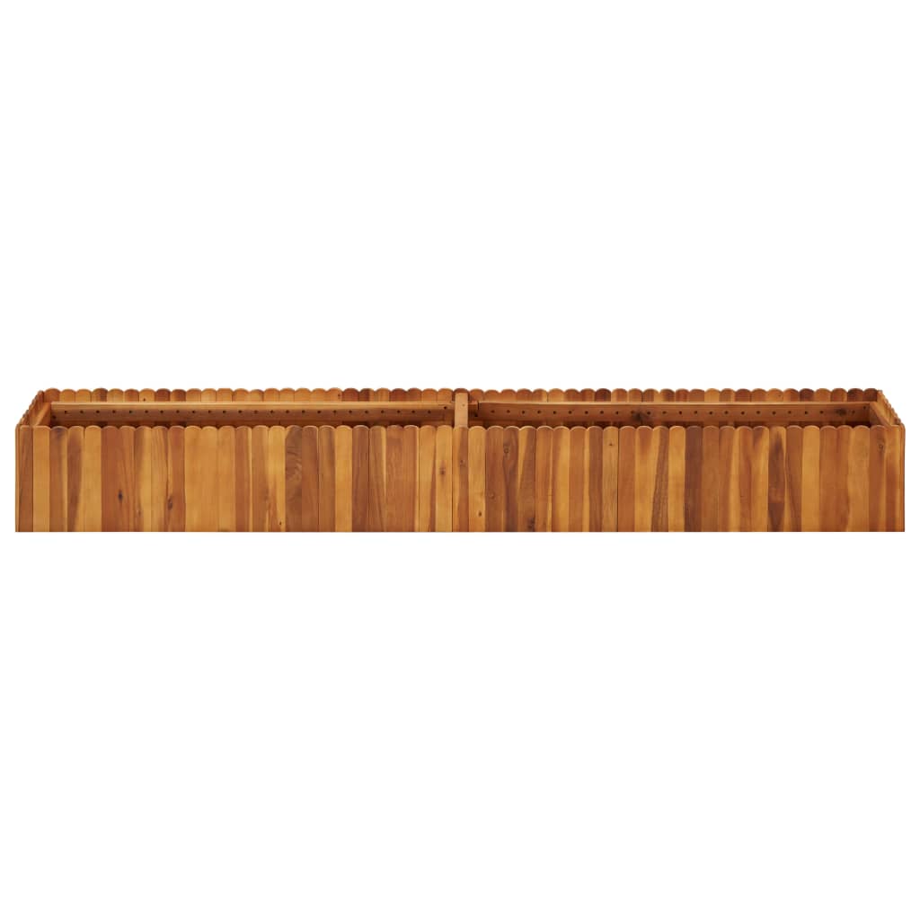 Raised bed solid acacia wood - 200 x 30 x 25 cm, 1 - number 2.
