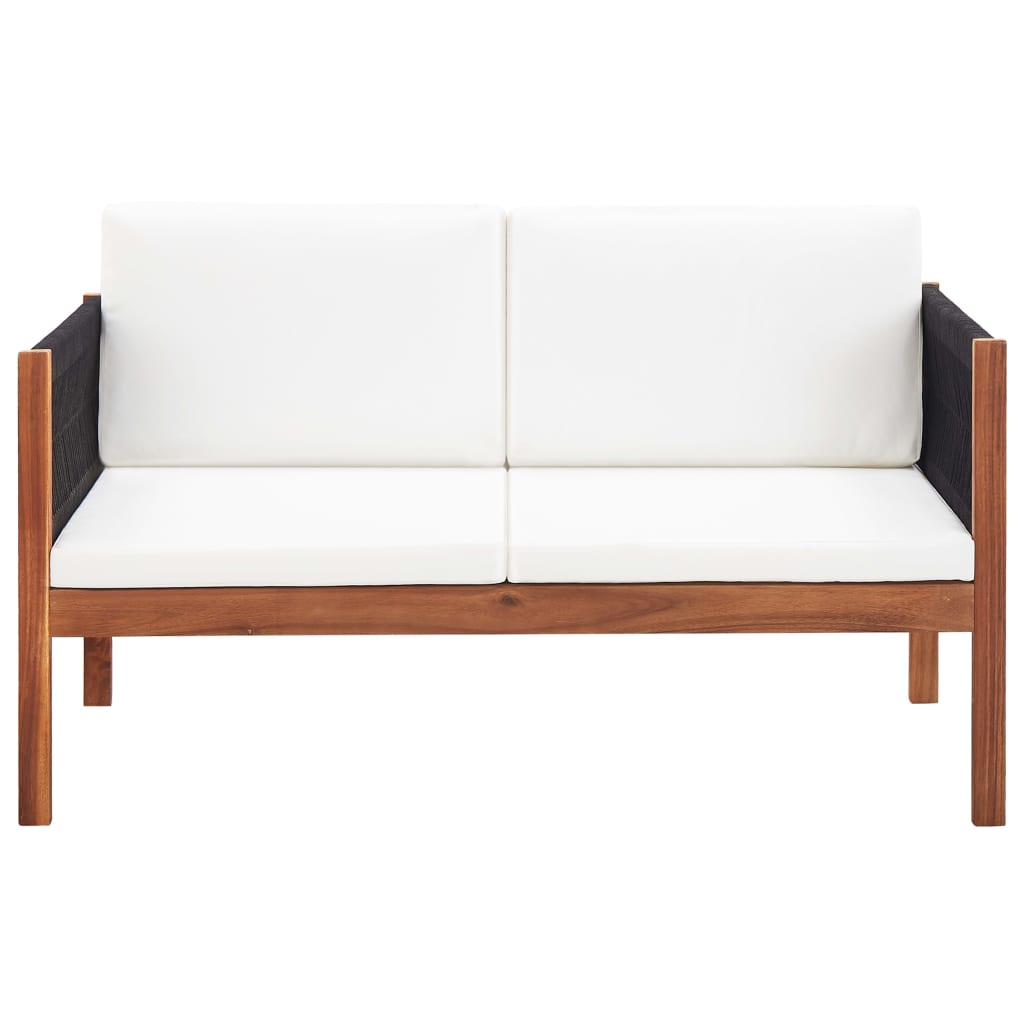 2-personers havesofa massivt akacietræ - number 2.