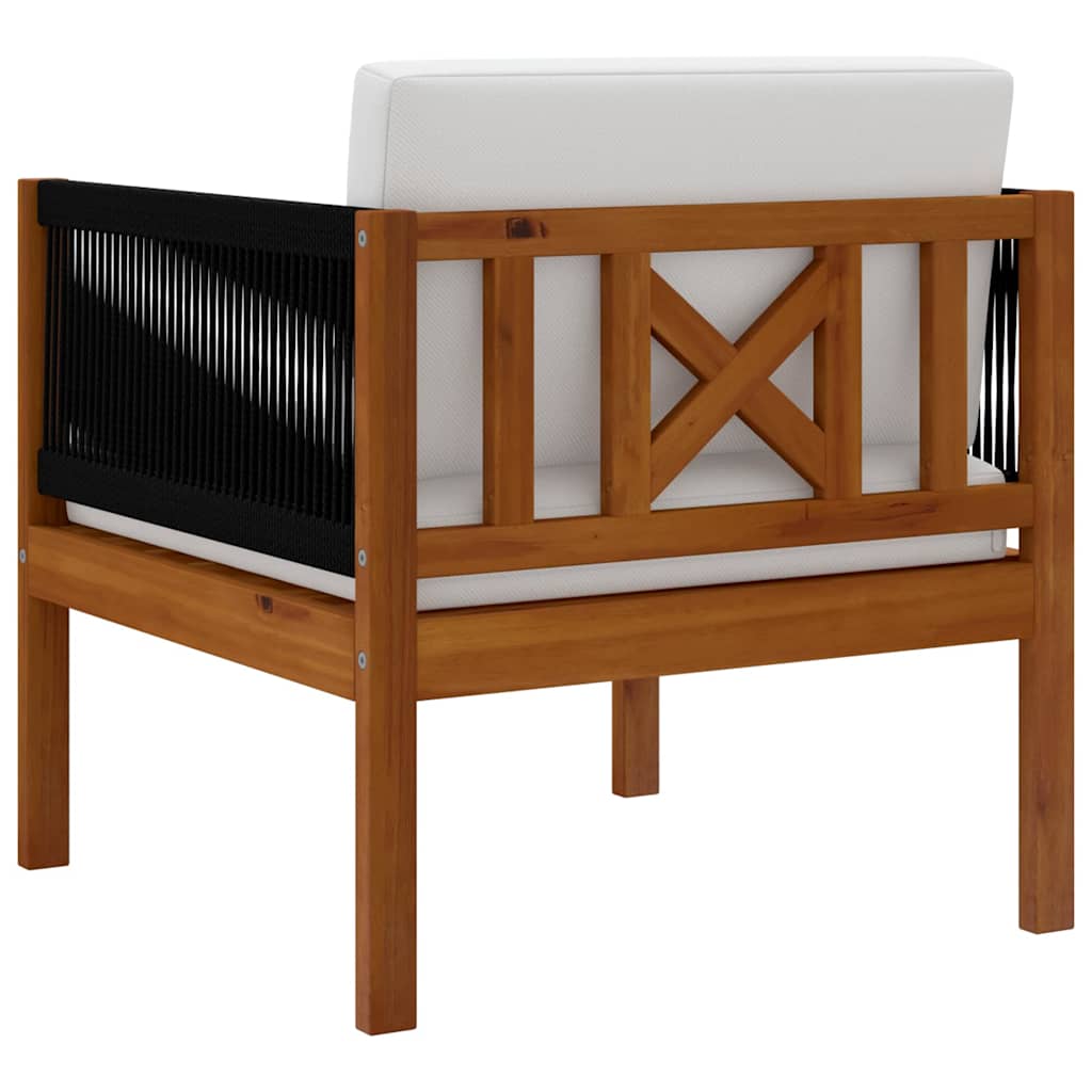 Havestole 2 stk. massivt akacietræ - number 4.